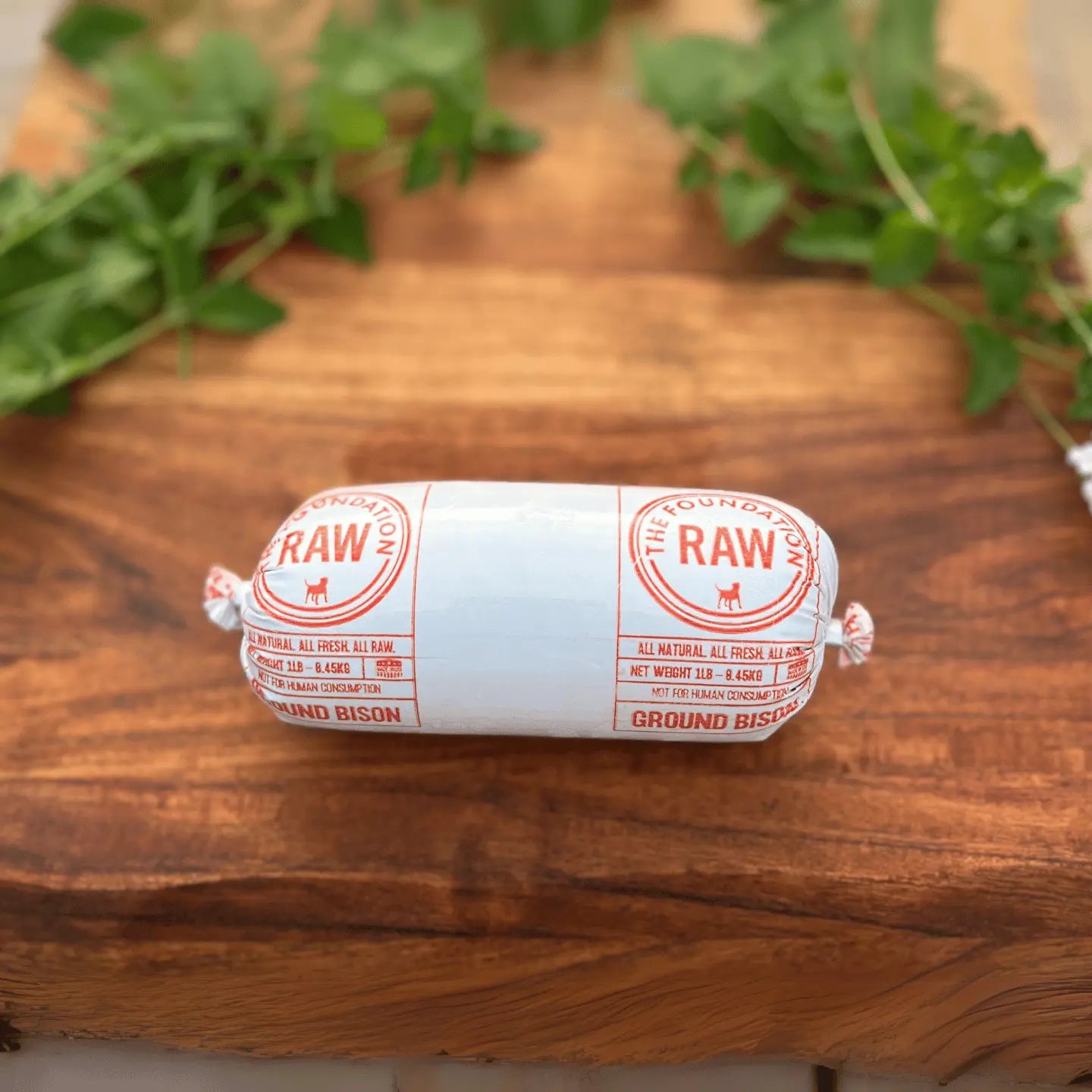 ground bison chub dog food raw food diet for dogs raw dog food raw dog food roll