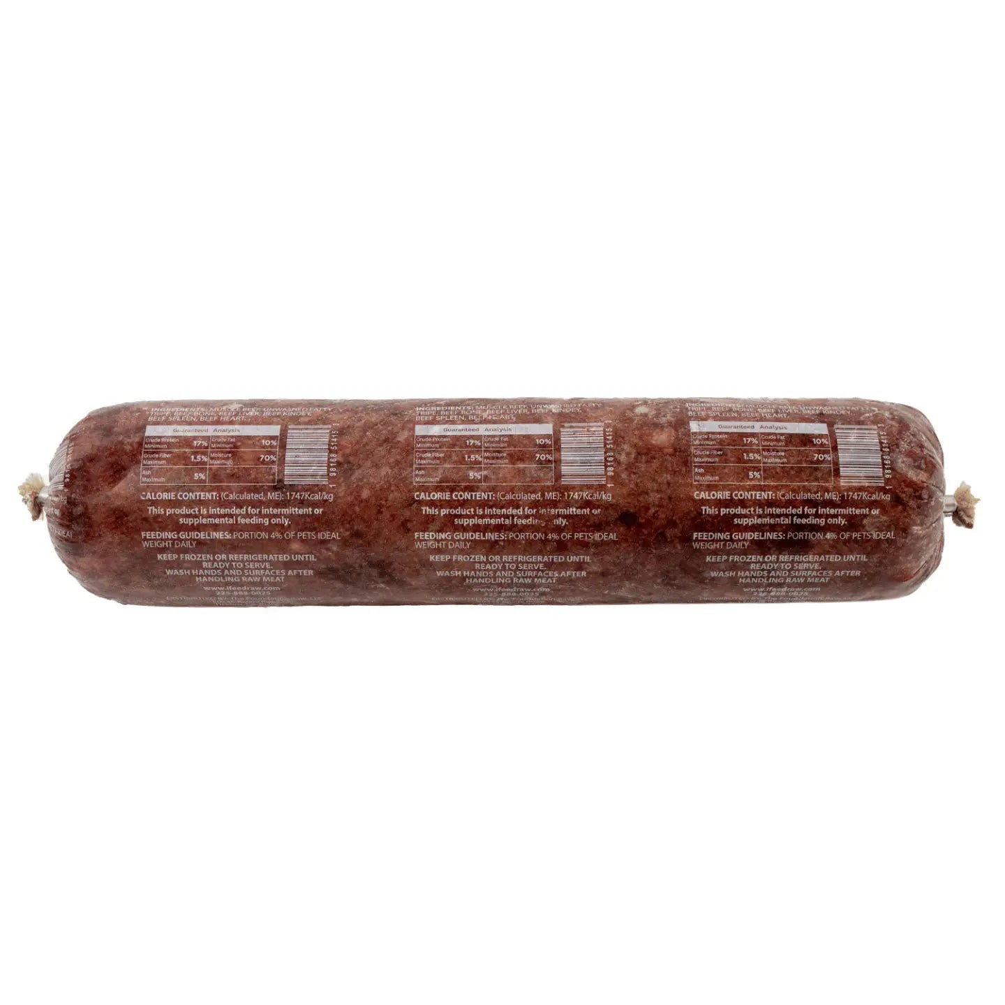 premium blend raw beef dog food beef muscle meat green tripe beef liver beef kidney beef spleen raw food diet for dogs raw dog food raw  dog food roll calorie content ingredients feeding guidelines