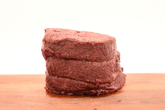 Beaver Frozen Raw Dog Food Patties