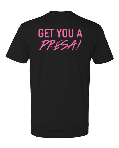 Crew Neck Get You A Presa Short Sleeve T-Shirt