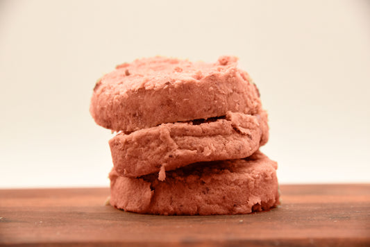 Salmon Frozen Raw Dog Food Patties