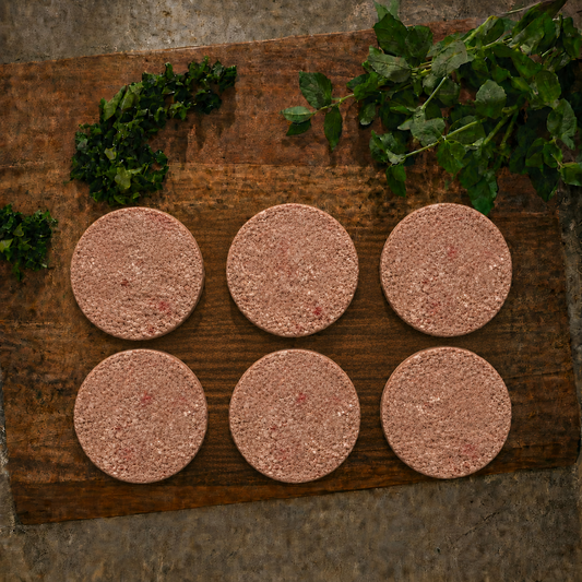 Bison Frozen Raw Dog Food Patties