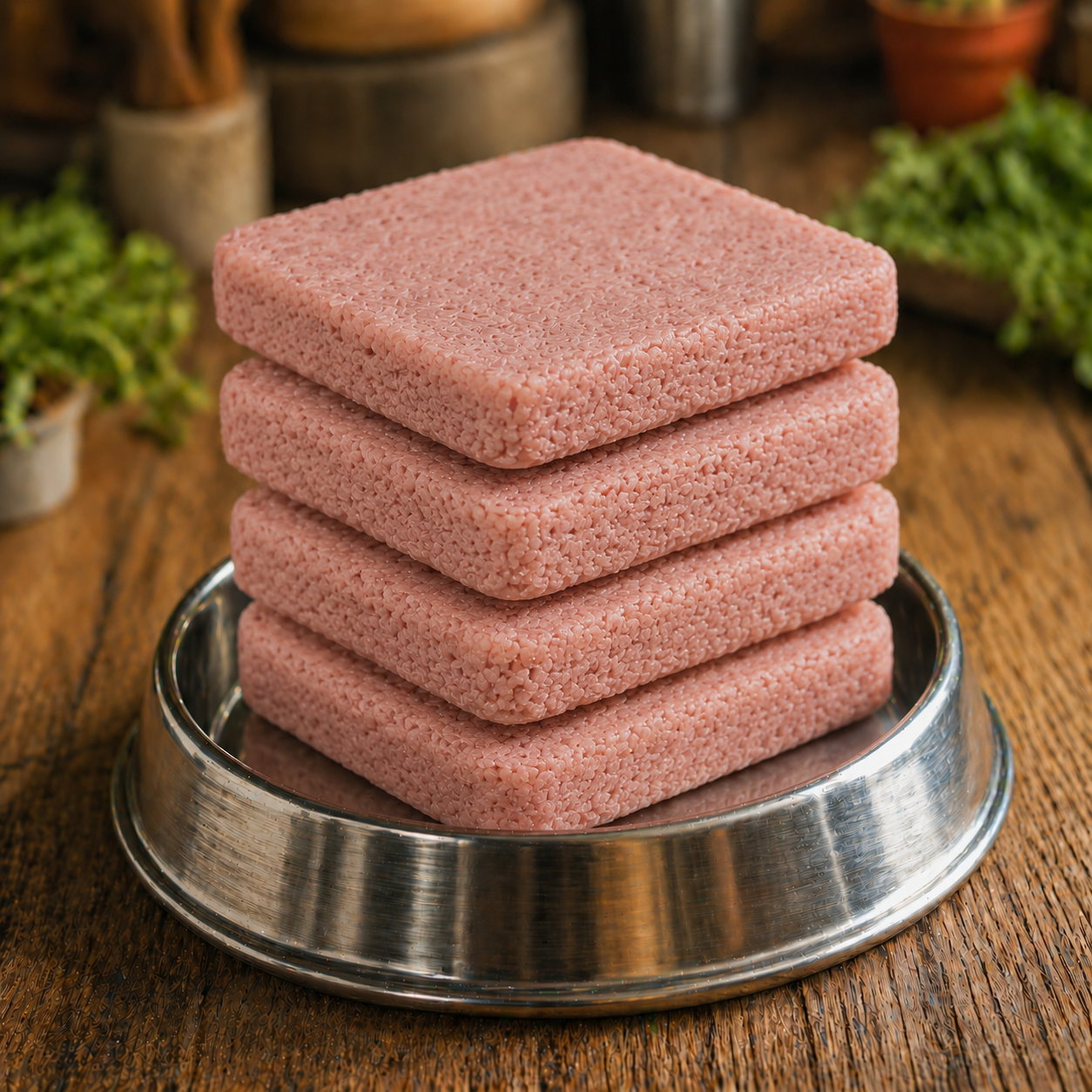 Duck Frozen Raw Dog Food Patties