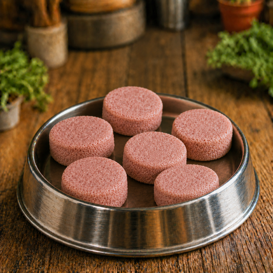 Duck Frozen Raw Dog Food Patties