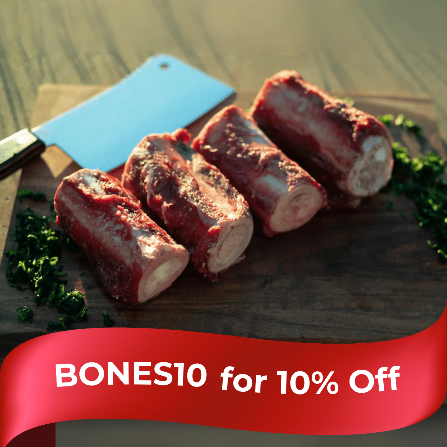 4" Femur Bones with Marrow