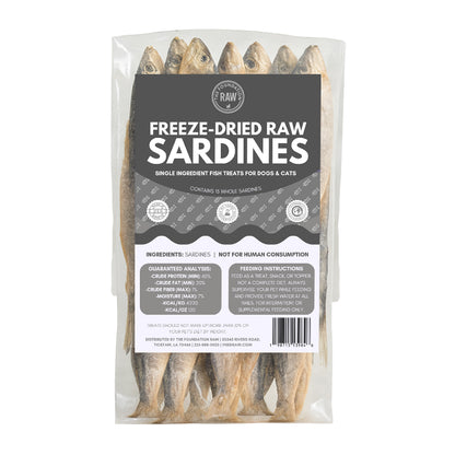 Freeze Dried Raw Sardines  - NEW