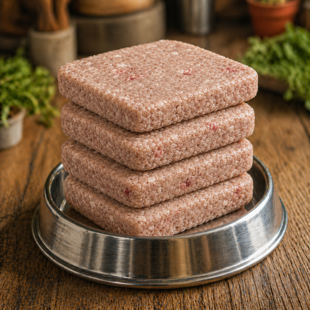 Venison Frozen Raw Dog Food Patties
