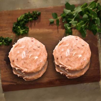 Salmon Frozen Raw Dog Food Patties